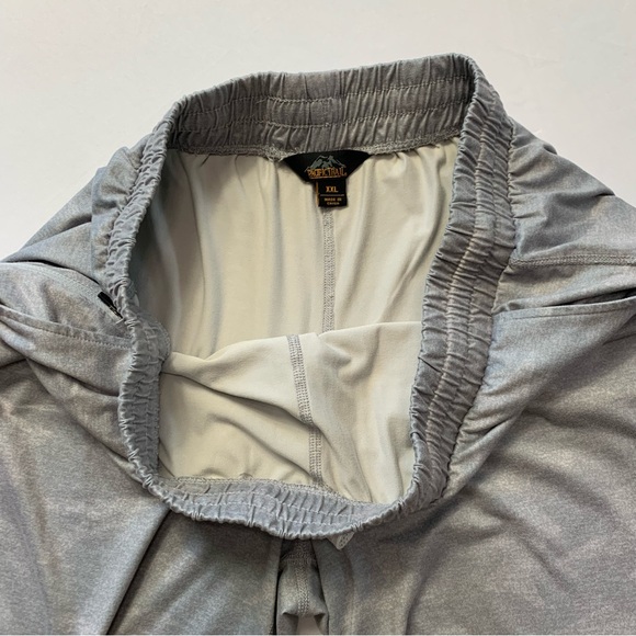 Pacific Trail Men’s Gray Athletic Shorts Size XXL Lightweight Moisture-Wicking - Picture 4 of 11